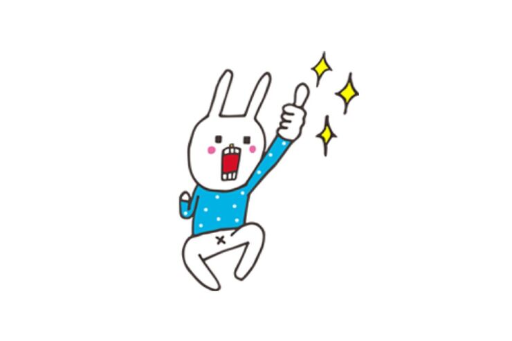 【LINE無料スタンプ】『カルピスウォーター×ウサギのウー』が登場、配布期間は5月21日まで