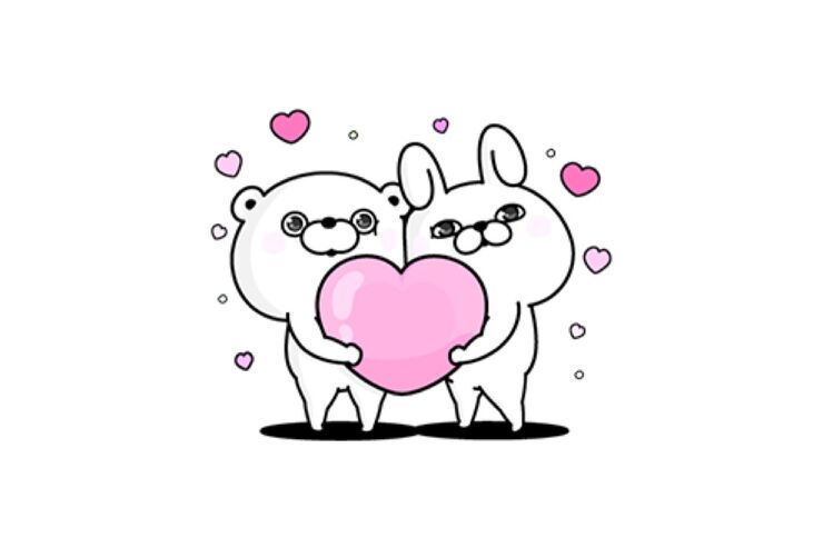 【LINE無料スタンプ】『うさぎ＆くま100%×ファビウス』が登場、配布期間は7月2日まで