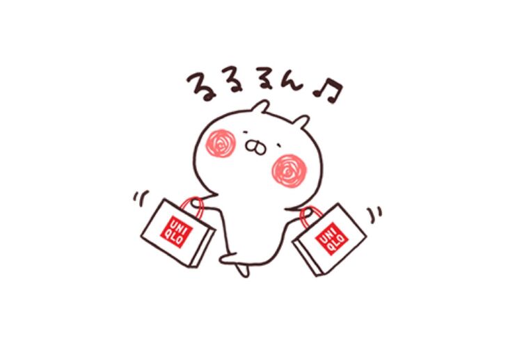【LINE無料スタンプ】『ユニクロ×うさまるコラボスタンプ』が登場、配布期間は11月12日まで