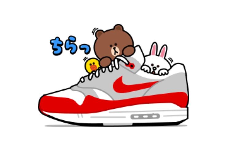 【LINE無料スタンプ】『NIKE☆BROWN&FRIENDS』が登場、配布期間は5月20日まで