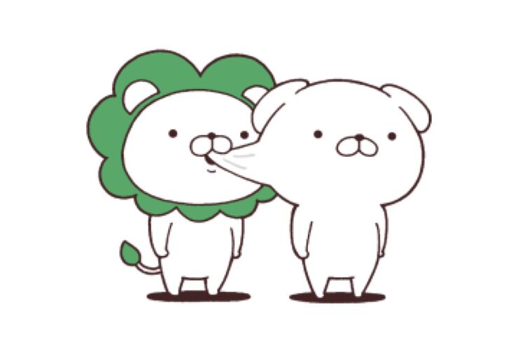 【LINE無料スタンプ】『いぬまっしぐら×ライオン Lidea』が登場、配布期間は7月22日まで