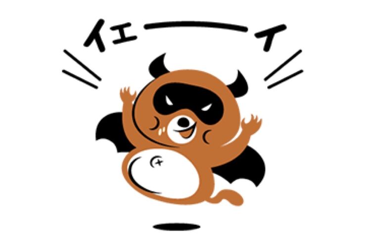 【LINE無料スタンプ】『あくまでタヌキくん』が登場、配布期間は10月21日まで