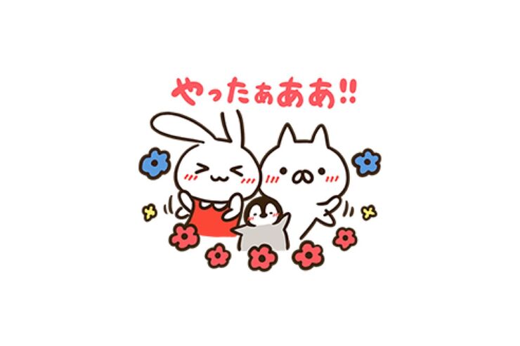 【LINE無料スタンプ】『ミミちゃん×ねこぺん日和★コラボスタンプ』が登場、配布期間は5月1日まで