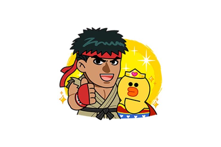【LINE無料スタンプ】『レンジャー×ストリートファイタースタンプ』が登場、配布期間は6月21日まで
