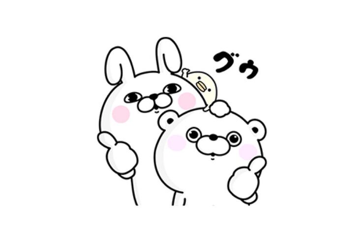【LINE無料スタンプ】『うさぎ＆くま１００％×サントリー』が登場、配布期間は7月10日まで