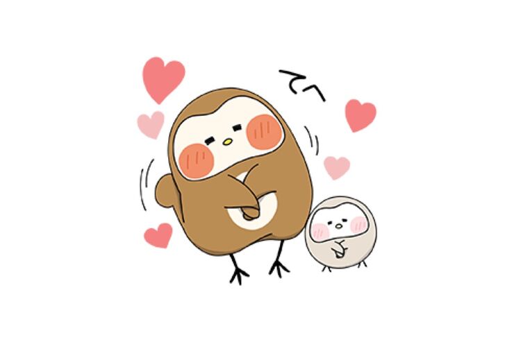 【LINE無料スタンプ】『ぽふぽふフク子さんと、こふく☆』が登場、配布期間は9月11日まで