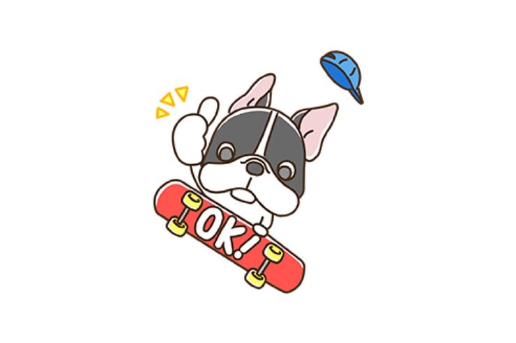 【LINE無料スタンプ】『ブルドッグの　デニー＆ジニー』が登場、配布期間は8月14日まで
