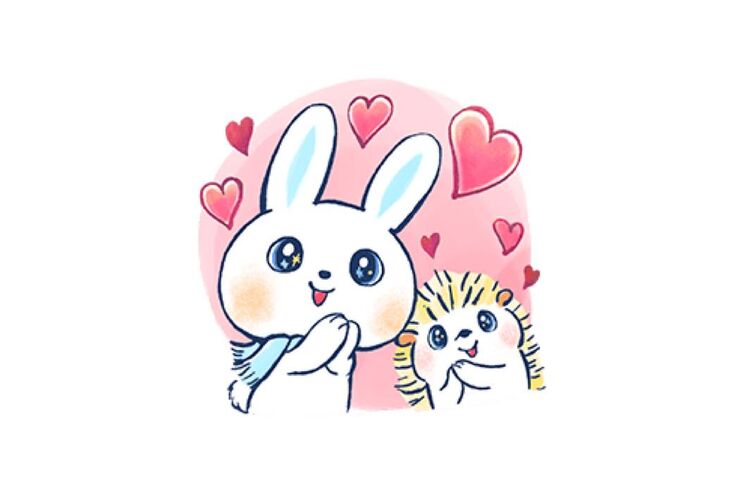 【LINE無料スタンプ】『うさタン×エリソン スノーシアver.』が登場、配布期間は12月4日まで
