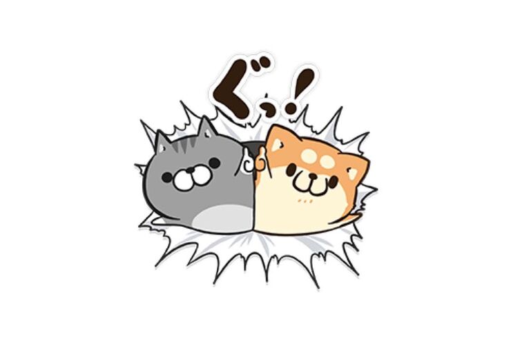 【LINE無料スタンプ】『LINE STORE x ボンレス犬&猫』が登場、配布期間は1月3日まで
