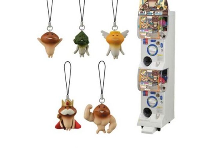 「なめこんふんふストラップ」がガシャポンで発売