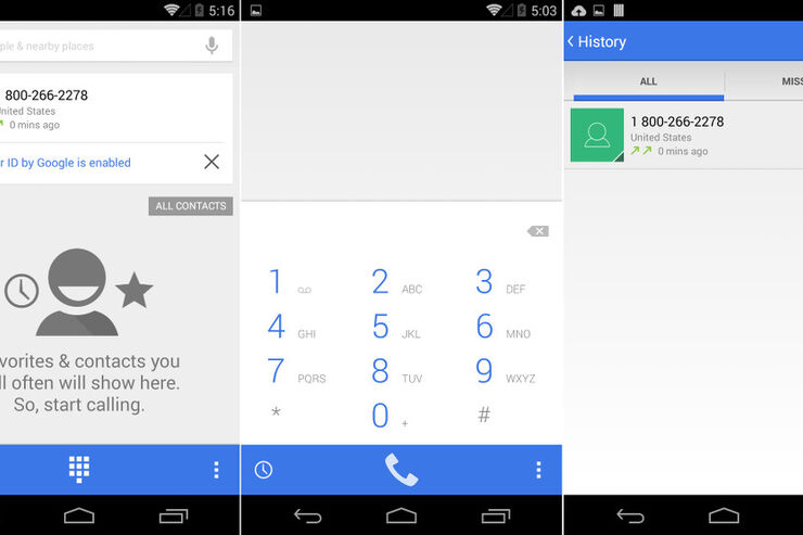 Google、Android 4.4.3アップデートの配信開始　電話アプリがデザイン変更