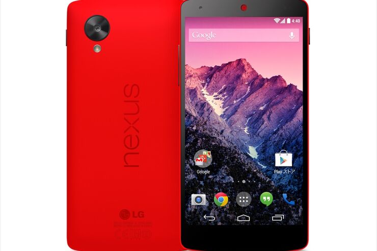 イーモバイル、Nexus 5のブライトレッドを3月14日より発売