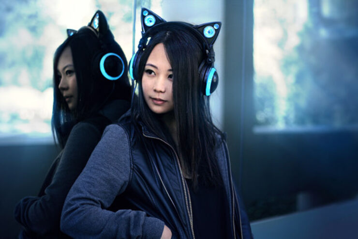 猫耳スピーカー搭載ヘッドフォン「Axent Wear」が出資募集を開始