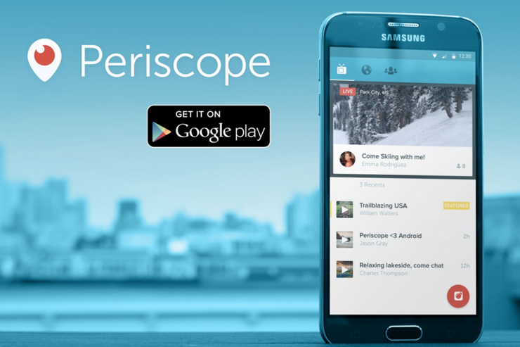 Twitter、ライブ動画配信「Periscope」のAndroidアプリをリリース