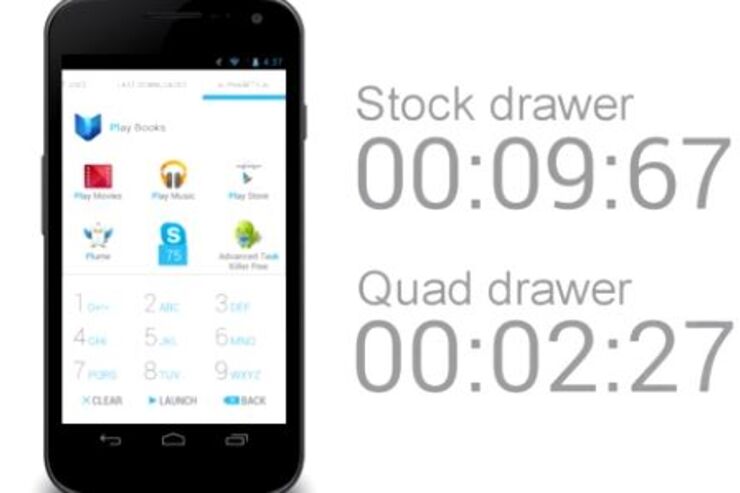 最速で目的のアプリを探し出す高機能ドロワー「Quad Drawer」 #Android