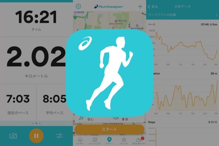 走りのパフォーマンス分析が充実、asics公式のフィットネストラッカー「RunKeeper」