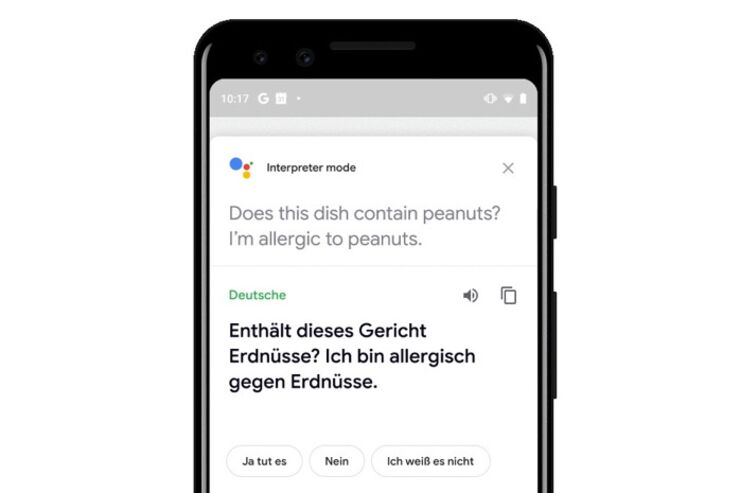 スマホで無料の同時音声通訳、Googleアシスタントで提供開始