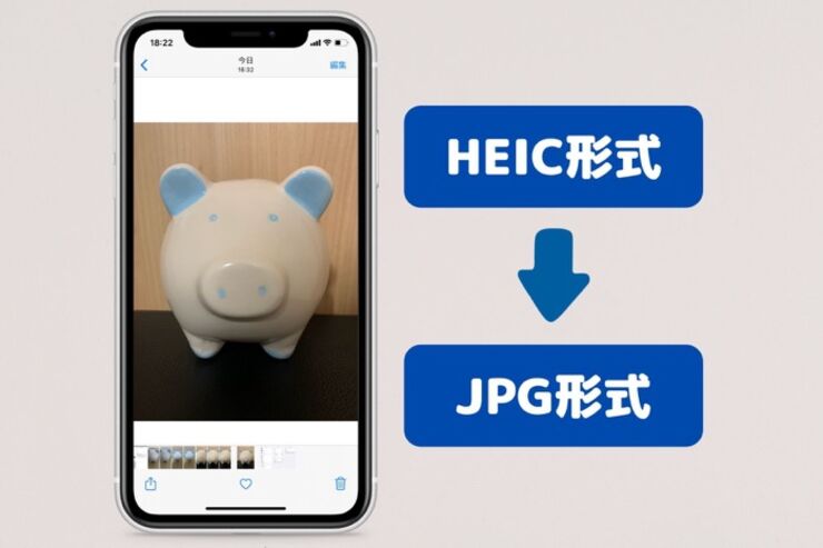 iPhoneで撮影する写真を「HEIC」から「JPG」に変換する設定方法