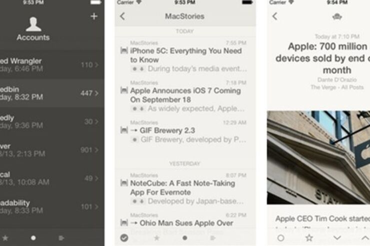 人気RSSリーダー「Reeder」の後継「Reeder 2」がユニバーサルアプリとしてリリース