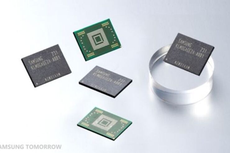 Samsung、スマホやタブレット向けの128GBメモリ量産開始