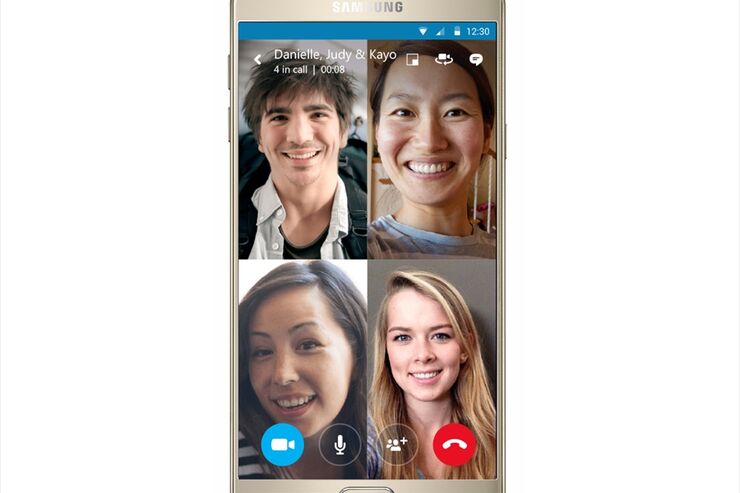 Skype、無料グループビデオ通話をモバイル向けに提供スタート