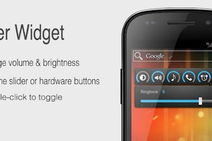 アプリ「Slider Widget」各種音量をウィジェットのスライドバーで一発調節 #Android