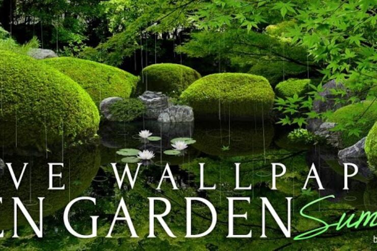 猛暑の今夏、風鈴つきライブ壁紙「Zen Garden -Summer-」で涼しさを堪能