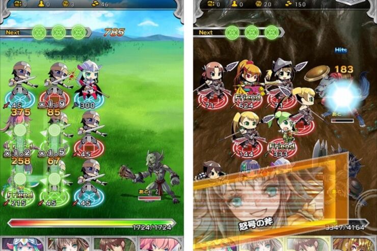 サウザンドメモリーズ：ちびキャラを繋いで敵をボコる、爽快感がやみつきになるキャラリンクRPG
