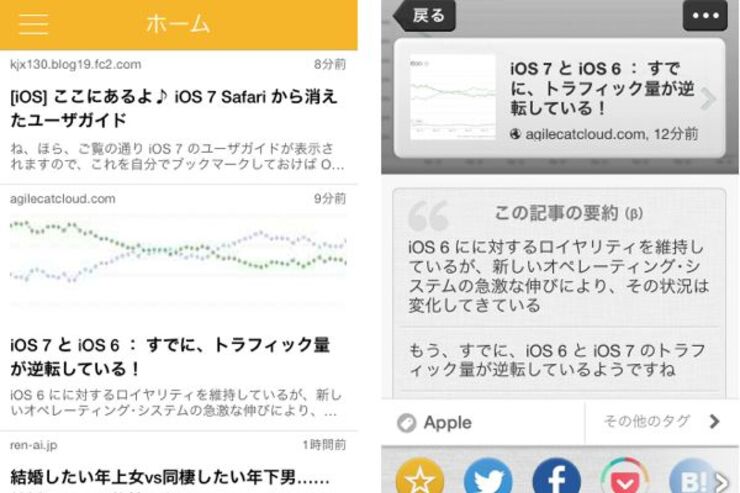 「vingow」は、自分好みのニュースを読みやすくまとめてくれるアプリ