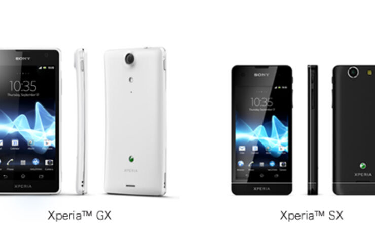 ソニーモバイル、新スマートフォン「Xperia GX」と「Xperia SX」を発表 ICS搭載、LTE対応で今夏登場