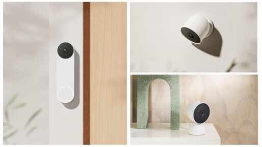 グーグル、屋内外対応のホームカメラ「Nest Cam」を国内発売　ドアホンの「Nest Doorbell」も