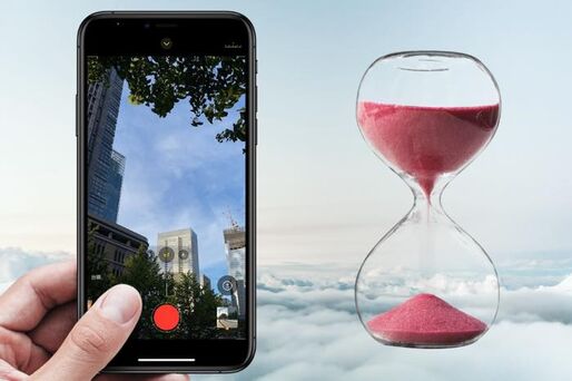 iPhoneでタイムラプス動画を撮影する方法
