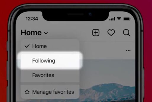 Instagram　フィード投稿　表示切り替え