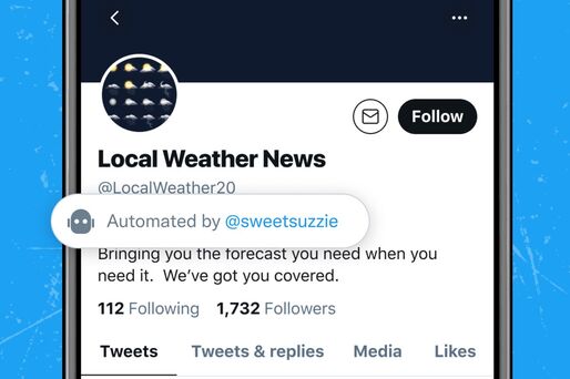 Twitter、ボットアカウントのラベル付け機能を全ユーザーに開放