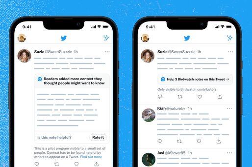 Twitter、誤情報対策機能「バードウォッチ」のテスト機能を拡張　タイムラインで注釈の閲覧が可能に