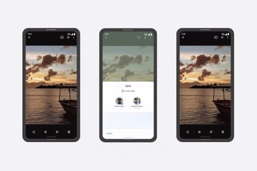 Androidのニアバイシェアが複数人との同時ファイル送信に対応