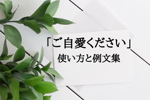 「ご自愛ください」の例文・正しい使い方とは？