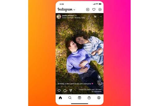 Instagram、ホームフィードをTikTok風に全画面表示するテストを実施中