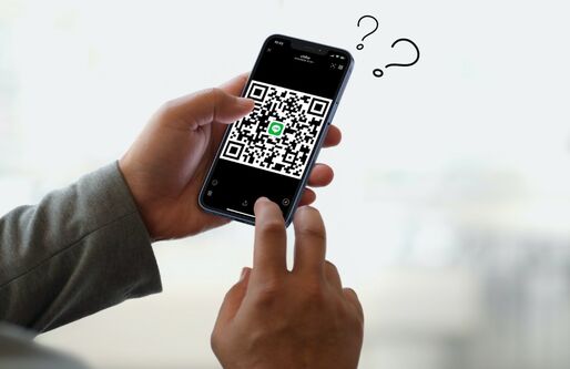 送られてきたQRコードの画像を読み込む方法