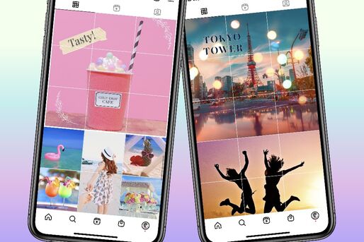 インスタで「グリッド（分割）投稿」を作る方法──便利なおすすめアプリも紹介