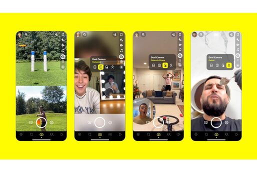 Snapchat、アウトカメラとインカメラで同時撮影できる「デュアルカメラ」機能を提供開始