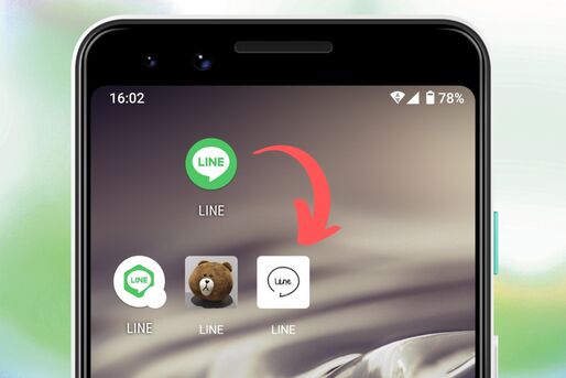 【Android】アプリのアイコンを変更する方法──端末内の画像をアイコンに設定できる