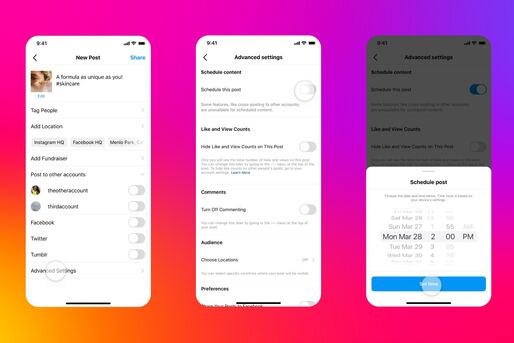 Instagram、最大75日の予約投稿機能をロールアウト開始　プロアカウントが対象