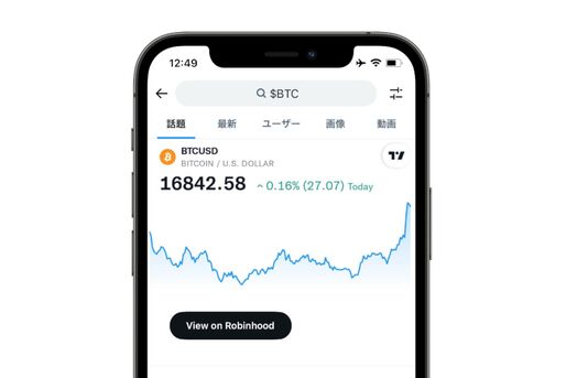 Twitter、株式や暗号通貨などのチャートが閲覧できる「キャッシュタグ」を提供開始