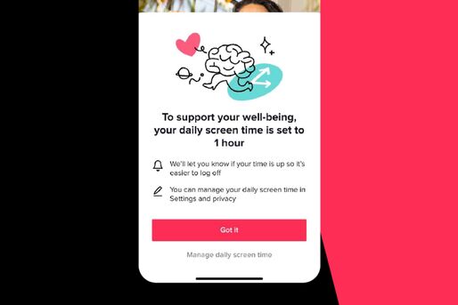 TikTok、18歳未満のユーザーに1日60分の視聴時間制限を導入