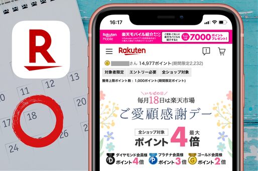 【楽天市場】毎月18日開催「ご愛顧感謝デー」徹底攻略──エントリー方法やポイント上限など解説