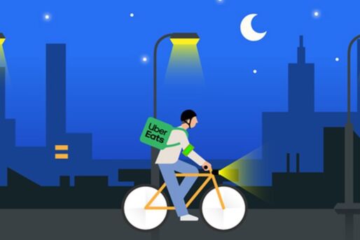 Uber Eatsが24時間営業に対応　ローソンや松屋など対象店で
