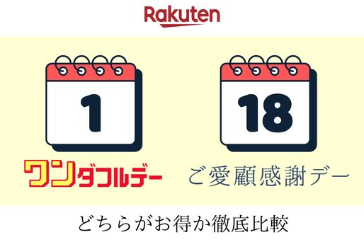 「ワンダフルデー」と「ご愛顧感謝デー」比較