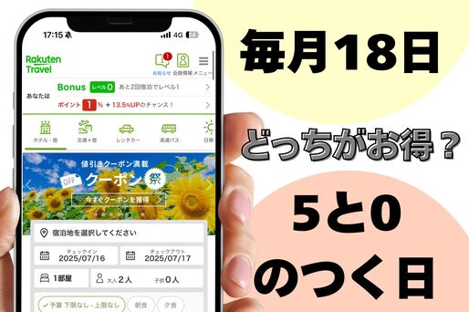 楽天トラベル お得な日