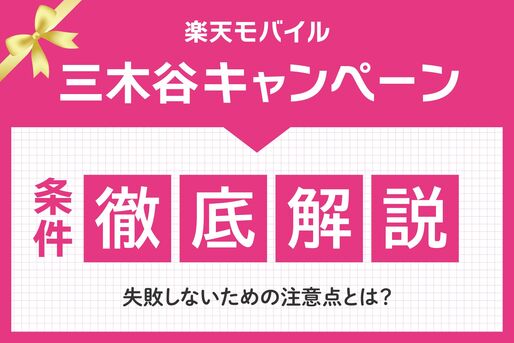 三木谷キャンペーン条件